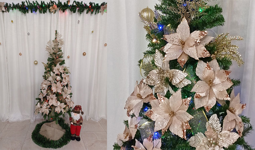 Como Decorar Árvore de Natal e Cortinário Ideias Decoração Natalina